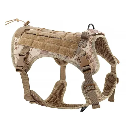 Dog harness TACTICAL size S brown