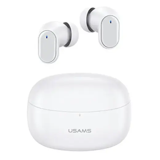 USAMS Słuchawki Bluetooth 5.1 TWS BH series bezprzewodowe biały|white BHUBH02