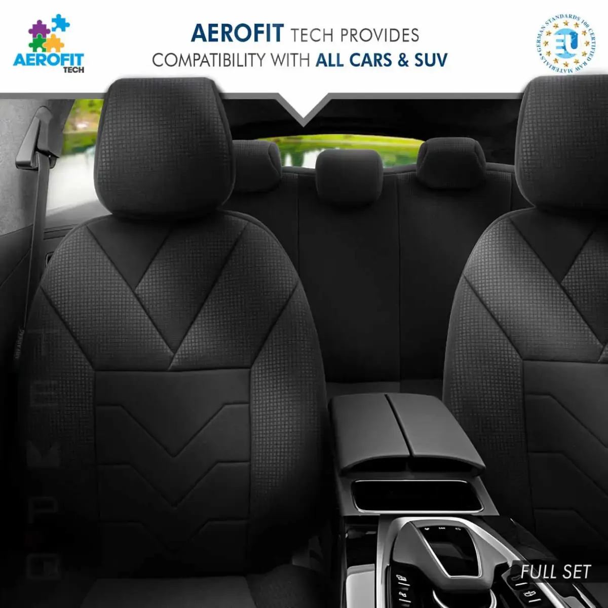 Car seat covers set OTOM TEMPO 1501 BLACK NZ