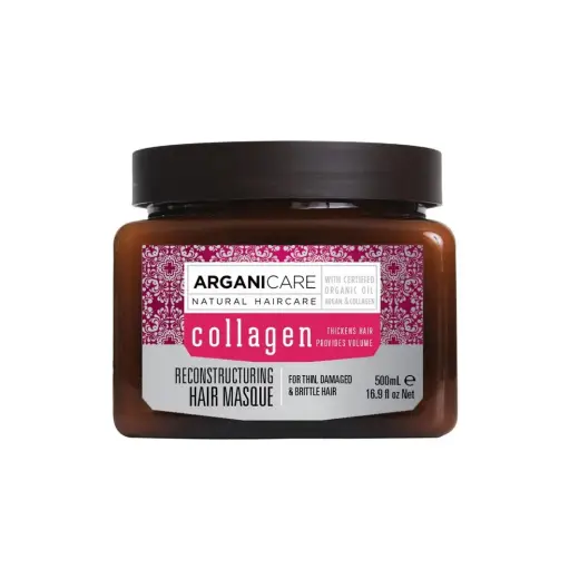 Arganicare, Collagen, Hair Treatment Cream Mask, Restructuring, 500 ml