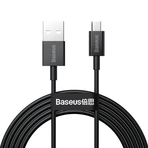 Baseus Superior Series data transfer and charging cable | USB-A to Micro USB | 10W | 2m | black