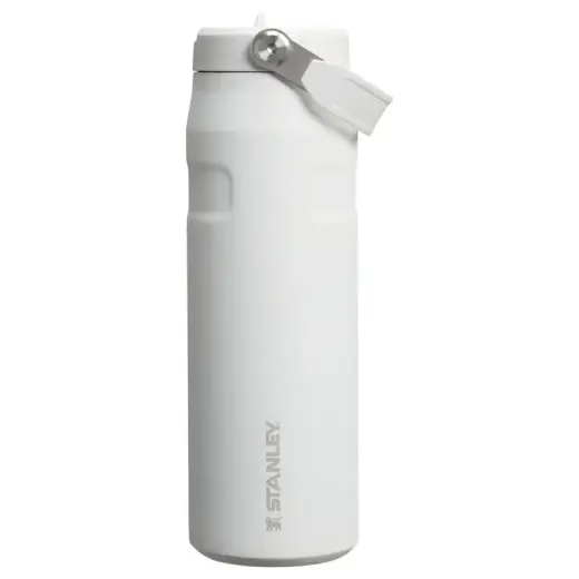 Termoso butelis su šiaudeliu The IceFlow Bottle Flip Straw 2.0 0.7L baltas