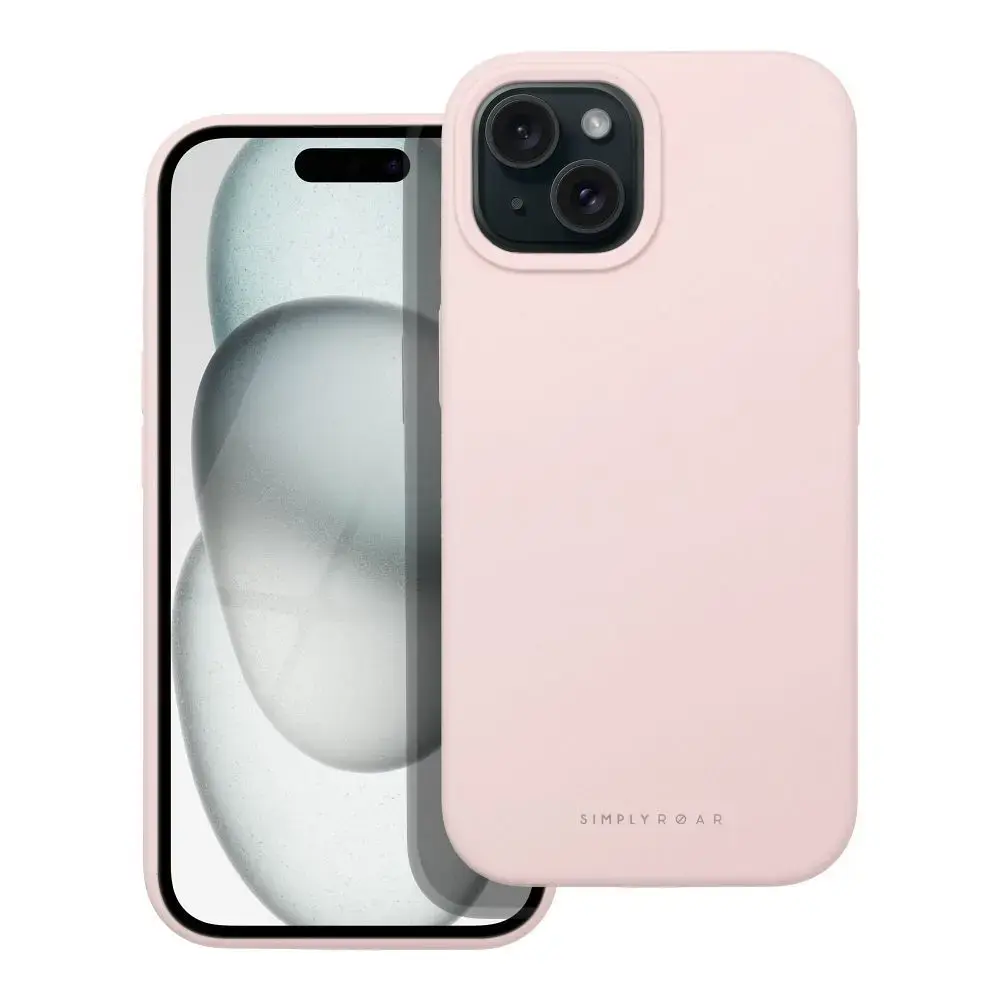ROAR CLOUD SKIN maciņš telefonam iPhone 15 rozā
