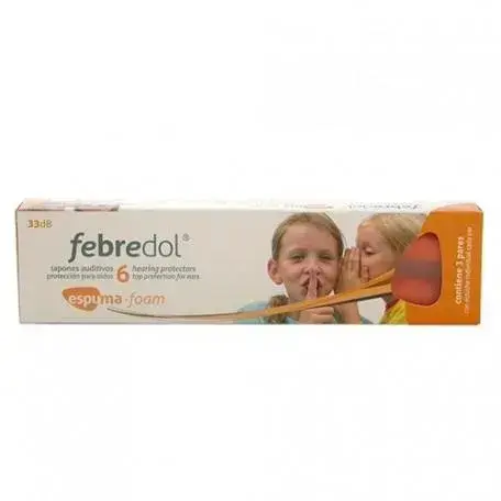 FEBREDOL Foam Earplugs, 6 Units (8470002530263)