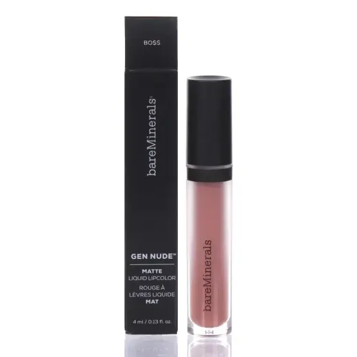 BareMinerals, Gen Nude, Matte, Liquid Lipstick, Boss, 4 ml