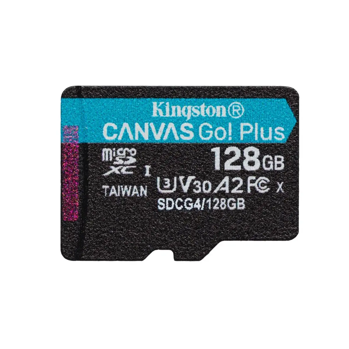 KINGSTON 128GB microSDXC Canvas Go Plus Gen4 memory card, 200MB/s, A2, U3, V30