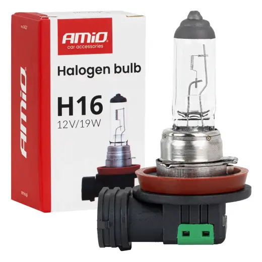 Halogen bulb H16 12V 19W PGJ19-3 AMIO-04521