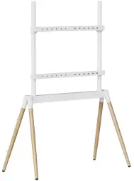 TV statīvs Gembird 55" - 86" White/ Wood