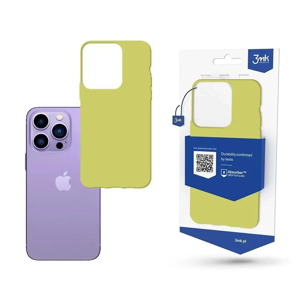 Apple iPhone 14 Pro Max - 3mk matēts maciņš | lime