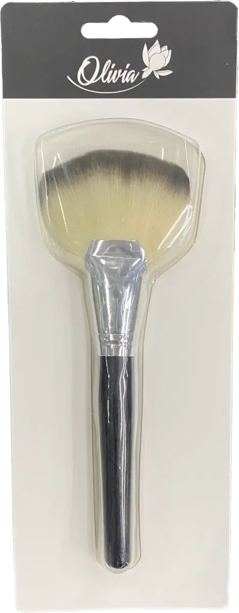 Kosmētikas ota 18.5cm 1gb vēdekļveida