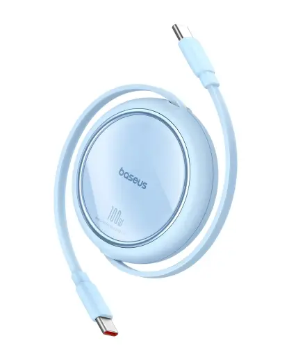 Baseus Free2Draw Mini data transfer and charging cable | USB-C to USB-C | 100W | 1m | blue