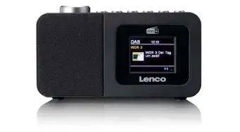 Radio pulkstenis Lenco CR-625BK DAB+FM