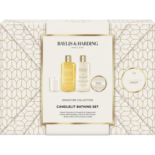 Baylis & Harding, Set Regalo Bellezza, Geschenkset Mandarin & Grapefruit Set 4-tlg (Set per La Cura Del Corpo)