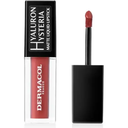 Dermacol Hyaluron Hysteria Matte Liquid Lipstick tekutá rtěnka s matujícím účinkem No.09 4,5 ml