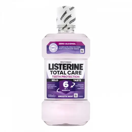 Listerine Total Care Extra Mild Smooth Mint Flavor - Mouthwash - 500 Ml