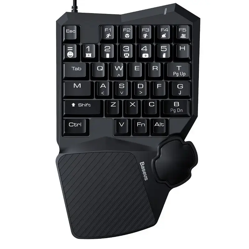 Baseus GAMO One-Handed Gaming Keyboard Black