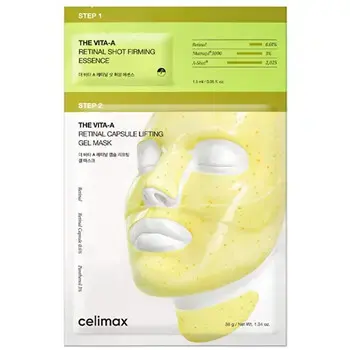 Celimax The Vita-A Hydrogel Masks - Dvoufázová hydrogelová maska 38.0g