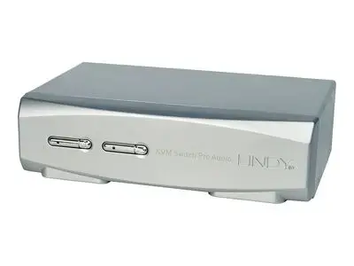 Lindy KVM Switch Pro - KVM switch - 2 ports