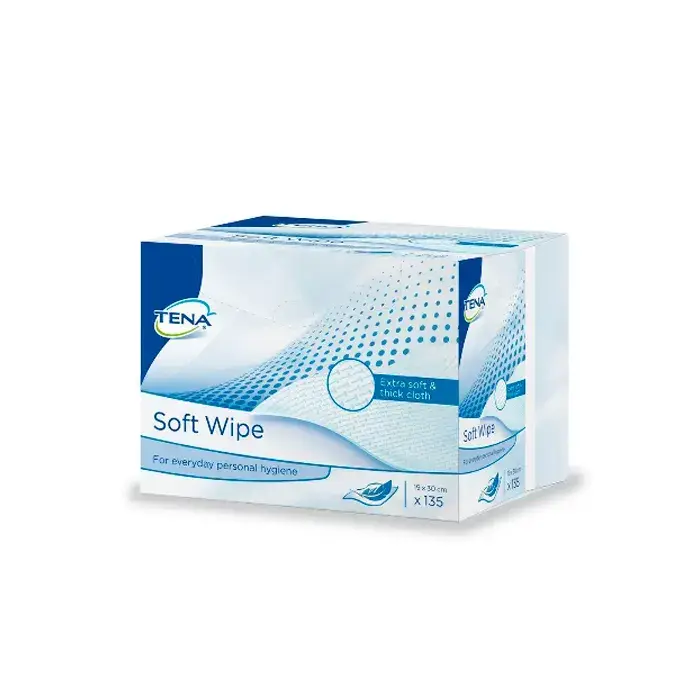 TENA Soft Wipe 19cmx30cm 135U (7310791187433)