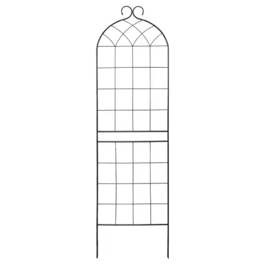 Decorative metal trellis 50x180cm, black