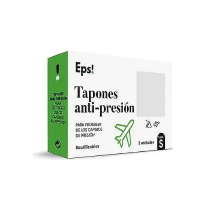 EPS Anti-Pressure Earplugs, Size S, 2