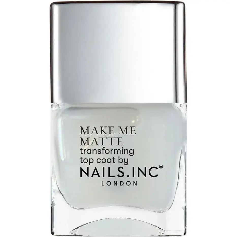Nails.Inc, Smalto per Unghie, - Better on Top Make Me Matte (Transforming Top Coat) 14 Ml