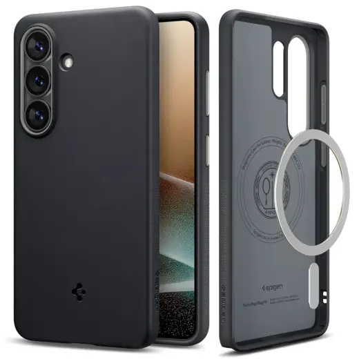 Spigen Nano Pop Mag phone case with MagSafe support for Samsung Galaxy S26 Ultra (S948) black