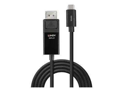 Lindy - video adapter cable - 24 pin USB-C to DisplayPort - 2 m
