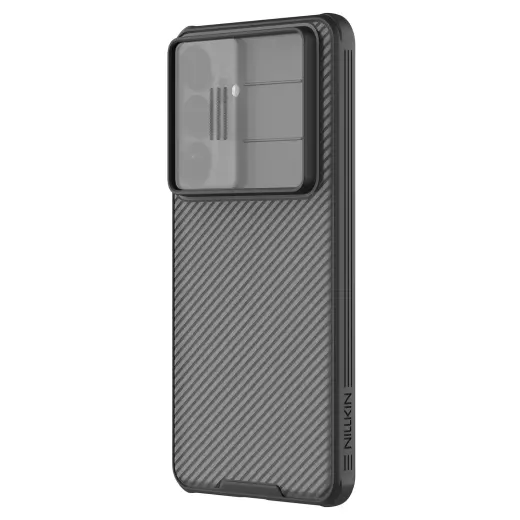 Nillkin CamShield PRO чехол для телефона Samsung Galaxy S26+ прозрачный черный (с защитой камеры)