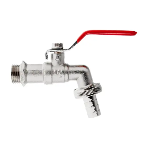 IBC komplekt – 1/2'' kraan 3/4'' väliskeermega + 1/2'' voolikuotsik