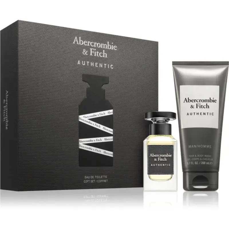 Abercrombie & Fitch Authentic Man Gift Set 50ml EDT + 200ml Hair & Body Wash
