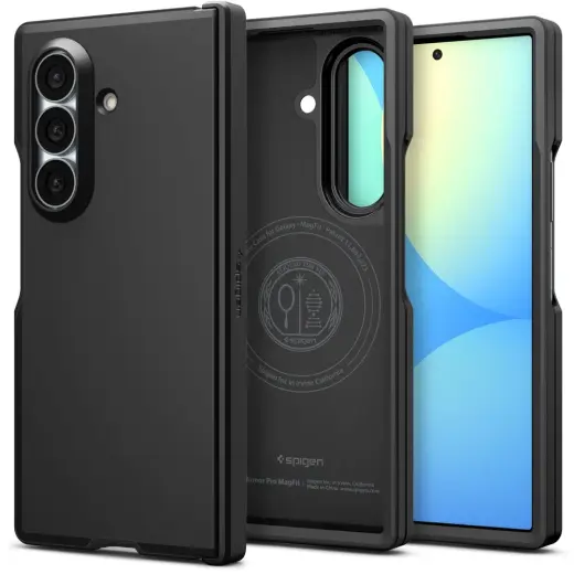 Spigen Tough Armor чехол с поддержкой MagSafe для телефона Samsung Galaxy Z Fold 8 Ultra (F976) чёрный
