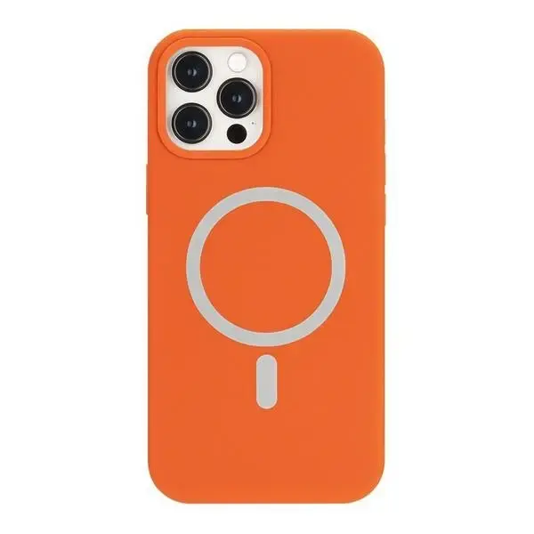 Mercury MagSafe Silicone iPhone 12|12 Pro 6.1" pomarańczowy|orange