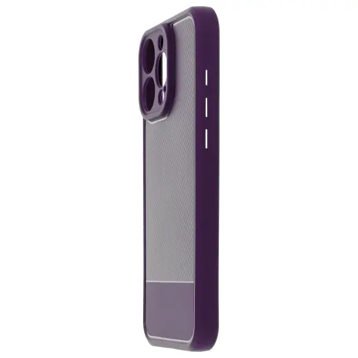 Simple Carbon maciņš telefonam iPhone 17 Pro violets