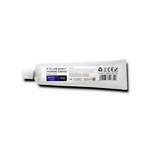 Qoltec Thermal grease 1.42 W/m-K | 100g | White