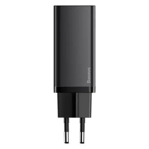 Baseus GaN Lite Quick Travel Charger C+C 65W EU (black)