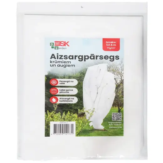 Protective cover for shrubs/plants against cold 1.0x1.6m, 17g/m2