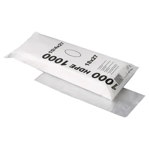 HDPE packaging bags 7 mkr, 10/8/27 (18x27), 520 g (~800 bags)