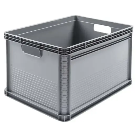 Transportēšanas kaste ar kravnesību līdz 60kg Robert 60x40x32cm 64L pelēka