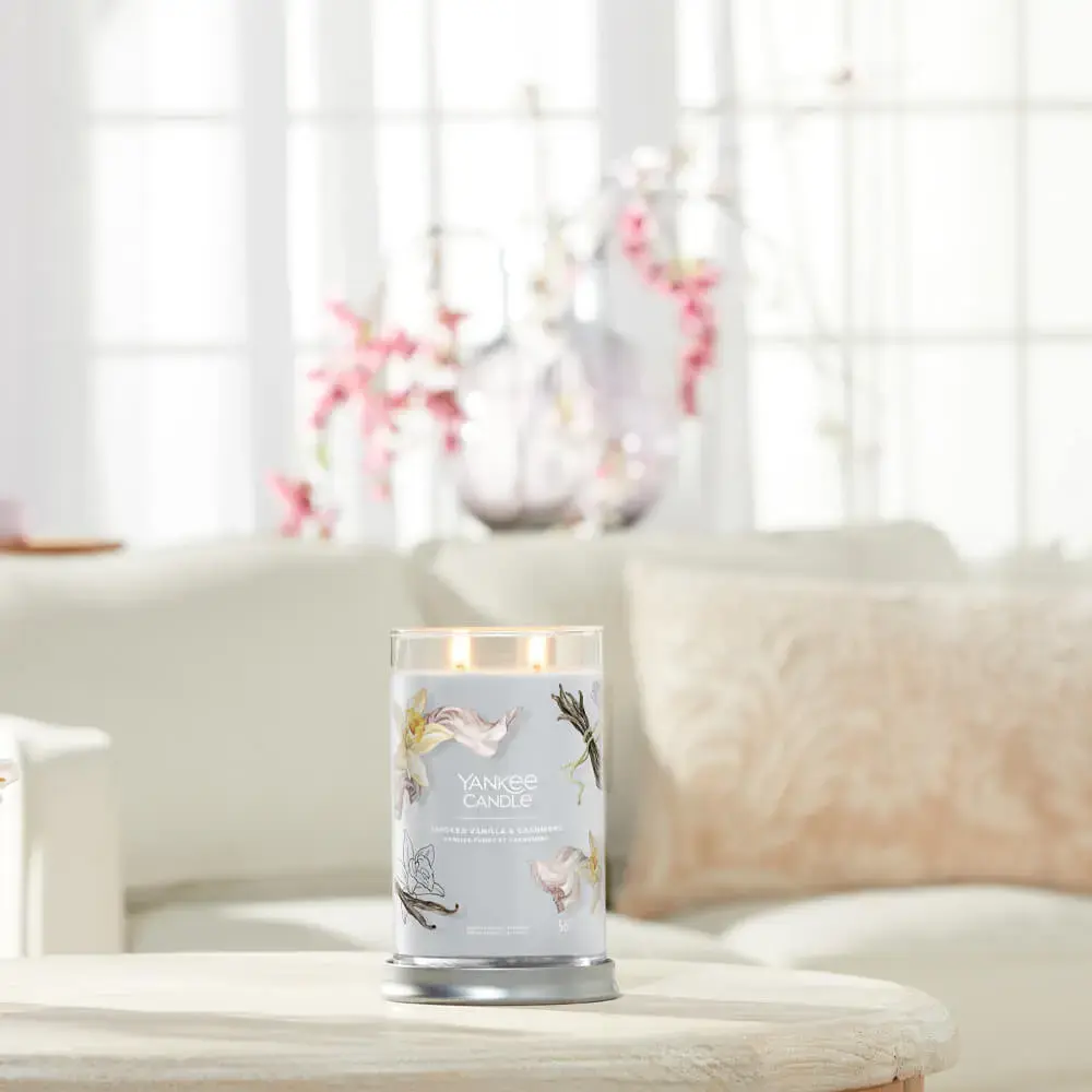 Yankee Candle Signature Large Tumbler Smoked Vanilla & Cashmere 567 G