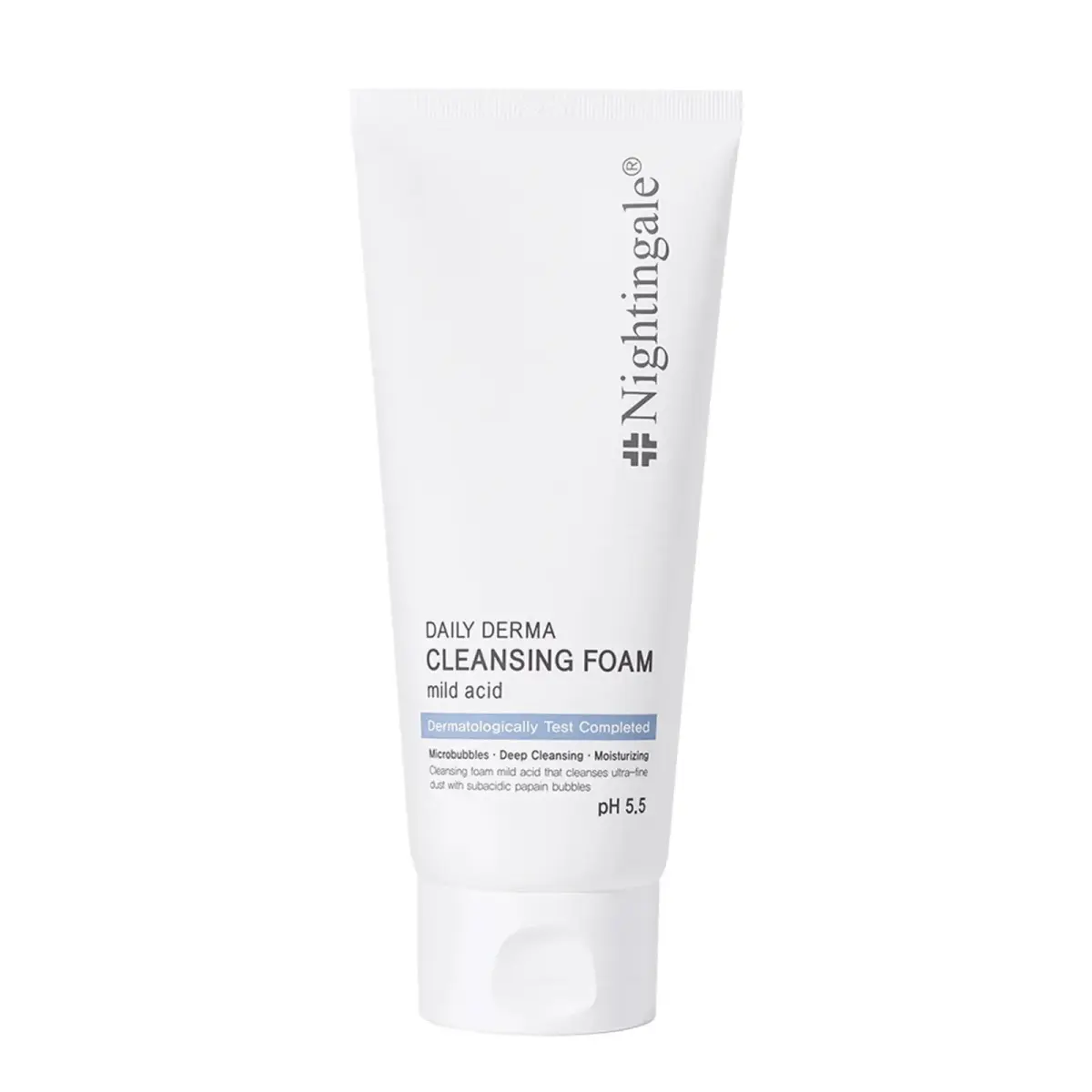 Nightingale, Daily Derma, Cleansing & Hydrating, Cleansing Foam, 140 ml