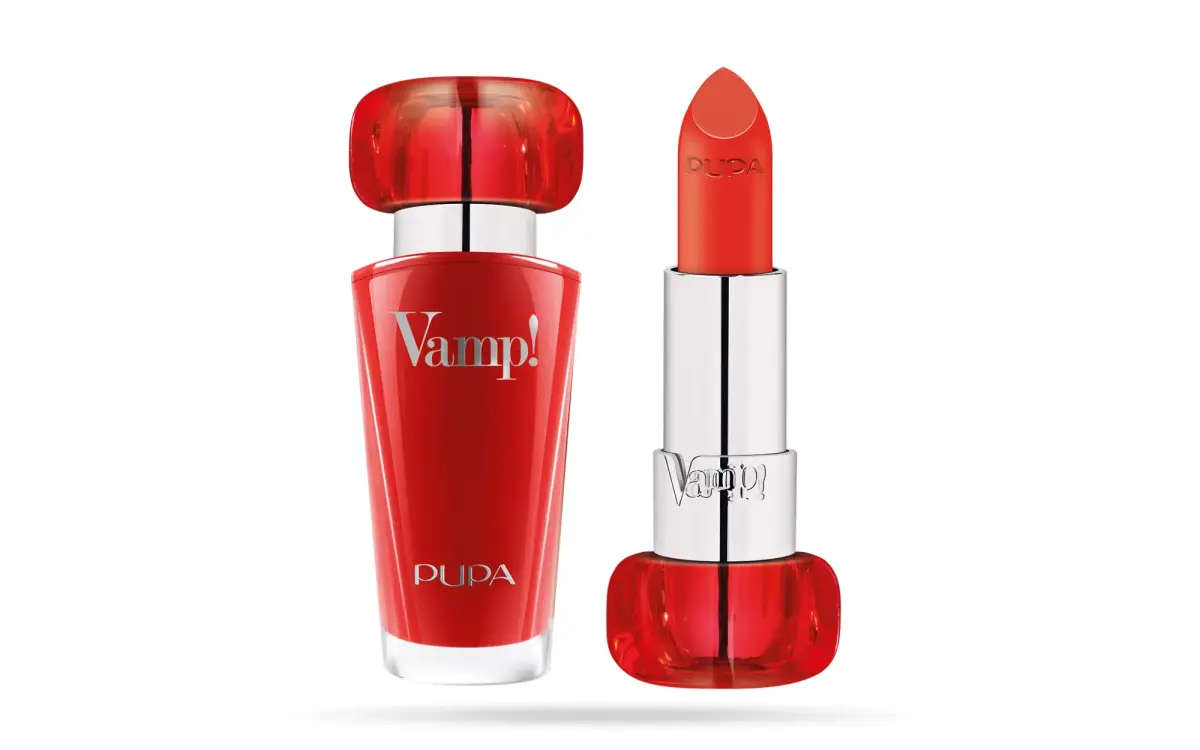 Pupa, Vamp!, Paraben-Free, Volume, Cream Lipstick, 306, Outstanding Orange, 3.5 g *Tester