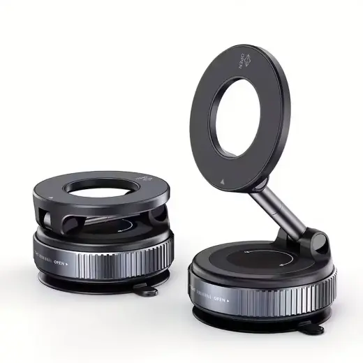 Car holder for mobile phone with suction compatible with MagSafe K007 black