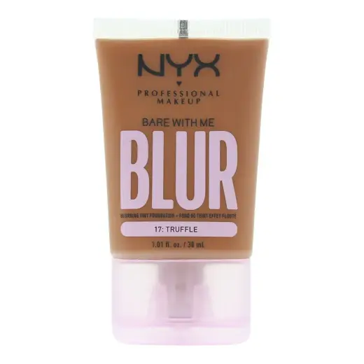Nyx, Bare With Me Blur, Natural Finish, Liquid Foundation, BWMBT17, Truffle, No, 30 ml