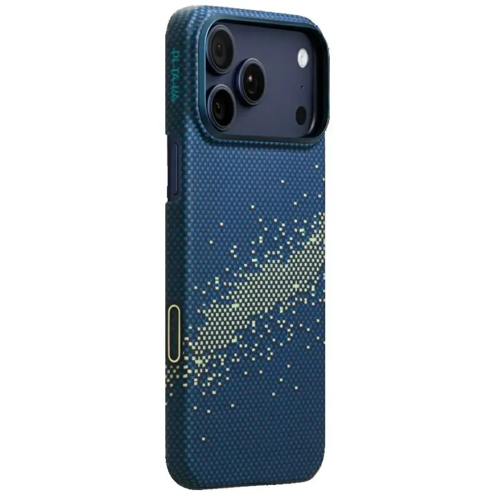 Case PITAKA Ultra-Slim MagSafe for iPhone 17 Pro milky way galaxy