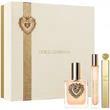 Devotion Gift Set EDP 50 ml, mascara 8 ml, and EDP mini 10 ml.