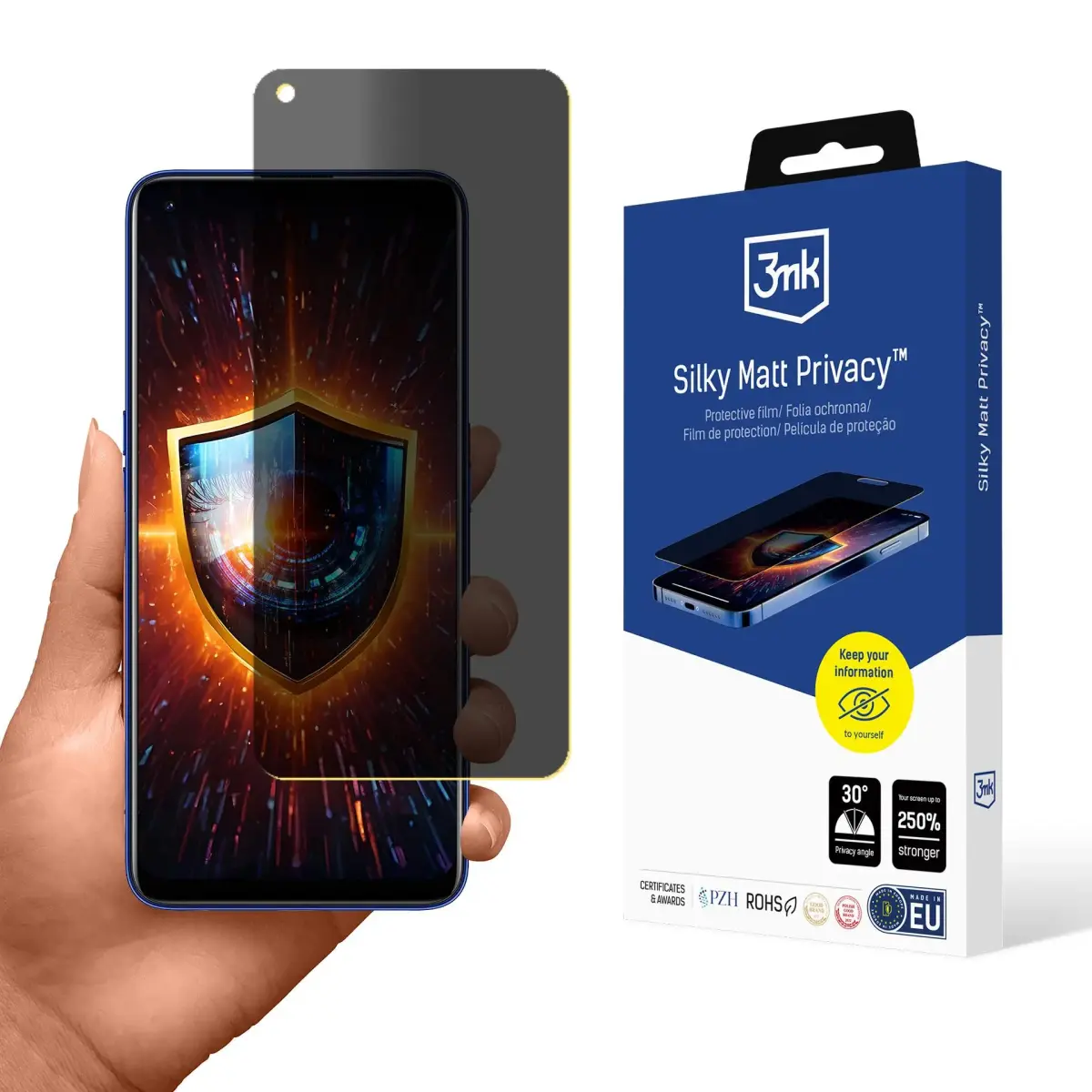 3mk Protection Realme 7 Pro - 3mk Silky Matt Privacy