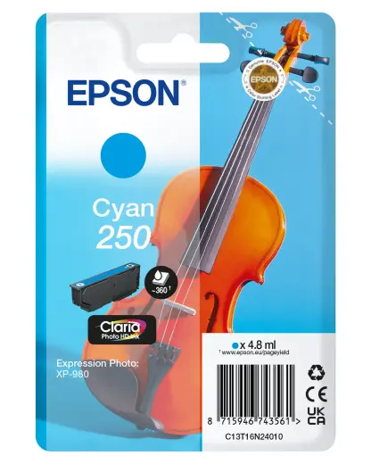 Tintes kārtridžs Epson 250 C13T16N24010 ciāna