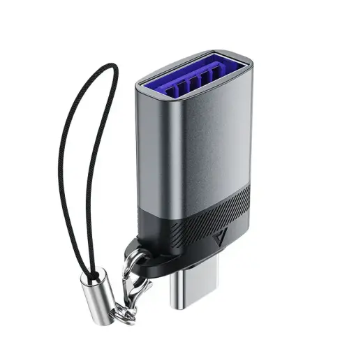 Acefast J7 USB-A - USB-C Adapter - Gray