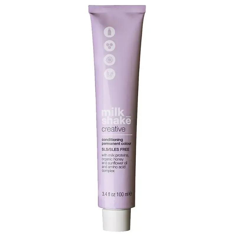 Milk Shake, Creative, SLS/SLES-Free, Permanent Hair Dye, 6.116AA Blonde, 100 ml